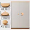 Manija de Armario para Habitación Infantil Manija de Puerta de Gabinete de Dibujos Animados Manija Pequeña de Cajón Estilo Madera Maciza Manija de Armario de Madera Maciza Pac-Man