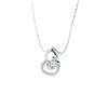 Collar Pequeño de Calabaza con Circonita Plata de Ley S925 Cadena para Clavícula Estilo Nuevo Colgante de Calabaza Accesorio de Celebridad de Internet
