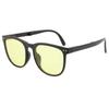 Gafas de sol plegables estilo coreano de celebridad de internet para viajes, vacaciones y fotografía, montura redonda moderna, color gelatina, gafas de sol 5280