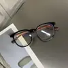 Armazón Redondo Ultraligero, Efecto Adelgazante, Mismo Estilo que las Celebridades de Internet, Varilla con Textura de Madera, Se Pueden Colocar Lentes Graduados, Estudiantes Mujeres, Estilo Retro Artístico