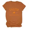 Salem est 1626 massachusetts estación europea deseo cruce de fronteras comercio exterior moderno camiseta de manga corta para mujer