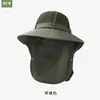 Mascarilla Protectora Solar de Malla para Hombre de Primavera y Verano, Sombrero Bufanda, Sombrero de Pescador de Malla Europeo y Americano, Sombrero para Pesca y Montañismo