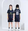 Camisetas de Fútbol Casa y Fuera para Niños, Tallas 25-26ml, Números 7, 8, 10, con Dos Rayas, Impresión Digital, Tallas 14-30