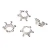 Liga Galvanizada Estéreo Coroa Acessórios Contas Espaçadoras Feito à Mão DIY Pulseira Colar Brincos Pingente Materiais para Joias Atacado