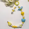 Cadena para Teléfono Móvil Original Bubble Mart Serie Helado Colgante Acrílico Dopamina para Teléfono Móvil