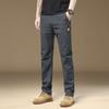 Pantalones Casuales para Hombre Primavera y Verano Pantalones Rectos Transpirables para Hombre Color Sólido Simple Pantalones Casuales Ropa de Negocios para Hombre