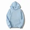 Sudadera con capucha de forro polar de color liso, manga corta, para otoño e invierno, para hombre y mujer, estilo casual holgado, disponible en 19 colores, sudadera deportiva