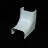 Caixa de Curva Vertical de Montagem Superficial de Duas Peças em PVC Canaleta Protetora de Fio Elétrico Tubo Decorativo Tubo de Ângulo Reto Cobertura de Canaleta para Uso Doméstico Atacado