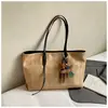 Bolso Retro Casual de Gran Capacidad en Gamuza 2025 Nuevo para el Trabajo Más Fácil de Combinar Bolso de Hombro Bolso de Mano Tote para Mujer
