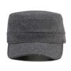 Gorra Militar de Lana para Hombre y Mujer Sombrero de Otoño e Invierno Resistente al Frío Cálido para Exteriores Estilo Coreano Moda Casual Gorra de Béisbol Gorra Plana para Personas de Mediana Edad y Mayores