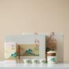 Caja de Regalo para Juego de Té Cerámico Cultural y Creativo Estilo Chino para Banco Empresa Regalos de Negocio Personalizados para Clientes