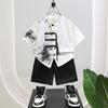 Conjunto de Verano Hanfu para Niños 2026 Nuevo Estilo Chino Étnico Bebé Nuevo Estilo Chino Estilo Antiguo Ropa de Verano para Niños Traje Tang
