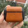 Para estuche protector de airpods PRO 4ª generación 2 patrón de clavo de serpiente cuero estuche protector de airpods3 patrón de piel de serpiente PU