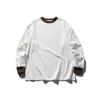 Ropa de verano del sur 2024 primavera nuevo color a juego escote jersey suéter retro japonés básico cinco colores camiseta interior