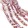 Cuentas de vidrio cosidas a mano de 3MM cuentas sueltas hechas a mano accesorios para joyería DIY cristal triángulo estéreo cristal cuentas sueltas