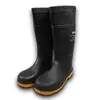 Botas de Lluvia Lita de PVC de Grado Alimenticio con Suelas de Tendón de Res, Antideslizantes, Resistentes al Aceite, Ácidos y Álcalis, Adecuadas para Protección de Zapatos de Agua para Fábricas de Productos Acuáticos y Cocinas de Fábricas de Alimentos