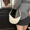 Bolsas Bolsa Transversal Feminina 2025 Novo Estilo de Verão Grande Capacidade Design Nicho Retrô Ombro Bolsa Dumpling