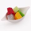 Mini Plato Desechable de Pulpa Plato para Aderezo de Ensalada Vajilla de Papel Bagazo Degradable Plato para Ingredientes de Restaurante Venta al por Mayor