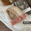 Bufanda Barker gorro de punto para mujer otoño e invierno cálido gorro de lana bufanda integrada protección para los oídos gorro Lei Feng gorro de invierno para el frío