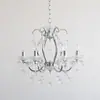 Lustre de Cristal de Luxo Leve e de Alta Qualidade, Luminária Principal para Sala de Estar Estilo Francês, Luminária para Sala de Jantar, Luminária para Quarto e Corredor, Luminárias Modernas Minimalistas Estilo Americano