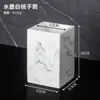 Juego de Cuatro Piezas para Baño Nórdico Uso en Casa Patrón de Mármol Portacepillos de Dientes Simple Lujo Ligero Juego de Lavado