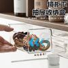 Gabinete de Espejo para Baño Caja de Almacenamiento Gabinete Transparente Montado en Pared Cajón Lavabo de Baño para Bastoncillos de Algodón, Discos de Algodón para Maquillaje, Lápiz Labial