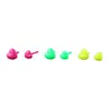 Venta al por mayor de fábrica pendientes de resina de color japonés y coreano oreja perforada simple poste para la oreja pasador de oreja pendientes de plástico mini alta calidad