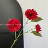 Flores Artificiales Color Caramelo Estilo Monet Flores Falsas Venta al por Mayor 3 Cabezas Fragancia Oscura Arreglo de Boda Fondo Decoración de Paisajismo
