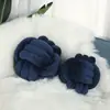 Cojín Decorativo de Color Sólido Transfronterizo, Bola de Cojín de Cuerda de Tres Hilos, Decoración de Cojín para Cabecera de Cama Tejido a Mano, Sofá, Respaldo del Hogar, Ventana Saliente