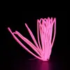 Lâmpada de Linha Luminosa Lâmpada Feita à Mão Modelo de Material Neon DIY Lâmpada LED Mini Fio de Ferro Fino Cordão de Lâmpada de Luz Fria