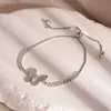 Pulseira Abertura Cruz Geométrica Full Diamond de Luxo Leve Europeia e Americana Pulseira Tendência Exagerada Pulseira Vento Frio Transfronteiriça Joias Femininas Atacado