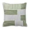 Fronha de Almofada Personalizada Estilo Ins Moderno Verde Transfronteiriça Florais Abstratos Capa de Almofada para Sofá de Casa
