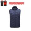 Colete de aquecimento inverno inteligente aquecimento gola alta colete masculino e feminino algodão elétrico colete roupas de aquecimento de temperatura constante