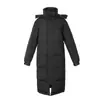 Abrigo de Algodón con Relleno de Plumas de Longitud Media para Mujer, Nuevo Estilo de Invierno, Por Encima de la Rodilla, Corte Holgado, Tallas Grandes, Chaqueta Engrosada con Relleno de Algodón, Abrigo Acolchado