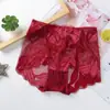 Ropa interior sexy de encaje sin costuras de cintura media popular para tallas grandes de mujer, de algodón, transparente, bragas para mujer, comercio exterior