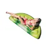 Fila Flotante Inflable de PVC Pieza Media Fila Flotante Inflable de Kiwi Bote Flotante Inflable con Forma de Fruta