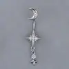 Nuevo Anillo de Ombligo de Zirconia Europeo y Americano Mariposa Corazón de Melocotón Anillo de Ombligo Sexy Personalizado Clavo de Ombligo Anillo de Ombligo Piercing de Ombligo de Moda