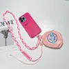 Monedero Ajustable Cruzado Lanyard Largo para Teléfono Móvil Cuerda de Tres Hilos a Juego Color Cuerda Tejida a Mano al Aire Libre para Viajes Anti-Pérdida