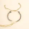 Pulsera de Hilo de Algodón Estilo Chino de Xizang, Pulsera Semi-Terminada Hecha a Mano para Parejas, Se Puede Usar con Cuentas Doradas y Hilo Rojo