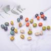 Accesorios de Joyería de Cerámica DIY para Estudiantes, Niñas Haciendo Pulseras y Collares Tejidos, Kit de Materiales con Cuentas, Cuentas Separadoras