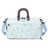 Bolsa de viagem de grande capacidade para mulheres, moderna e leve, para carregar na mão e na transversal, bolsa para esportes e fitness, organizador de bagagem para viagens curtas
