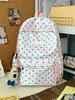 Mochila de Tela de Burbujas de Lunares para Chica Suave de Verano 2025 Mochila Simple y Elegante de Gran Capacidad para Mujer