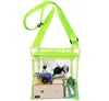 Bolso de Hombro Transparente Iridiscente Láser Bolso Cruzado Casual Bolso de Gelatina Bolso de Hombro Transparente TPU