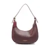 Bolsas Coreanas de Nicho de Luxo 2026 Novo Modelo Bolsa Hobo Meia-Lua Bolsa Bolinho Bolsa de Ombro/Axila de Couro Moda