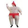 Entretenimiento Divertido Padre-Hijo Niños Adulto Hombre Gordo Sumo Traje Inflable Fiesta de Carnaval Actuación Traje Divertido Traje de Sumo