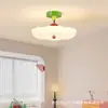 Lámpara de techo para habitación infantil Memphis, Luz Dopamina estilo Crema para dormitorio, Luz Cálida Nube para dormitorio principal para niños y niñas