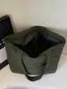 Bolsa de Lona Estilo Coreano Gran Capacidad para Estudiantes, Bolso de Hombro Tendencia Nueva Artístico Estilo Harajuku para Mujer, Color Sólido Casual
