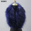 Otoño e Invierno Imitación Cuello de Piel de Zorro Mapache Cuello Falso Bufanda Sombrero Tira Verde Fruta Cuello Chal Cálido