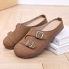 Zapatos de Mujer, Nuevos Mocasines Slip-On de Primavera y Otoño, Zapatos Casuales Versátiles Cómodos de Punta Redonda, Zapatos Individuales de Moda con Suela Suave