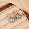 Pendientes de perlas elegantes y retro de dos piezas para mujer, 2024, nuevos, explosivos, ligeros, lujosos, de nicho, con un sentido avanzado, de celebridades de Internet.